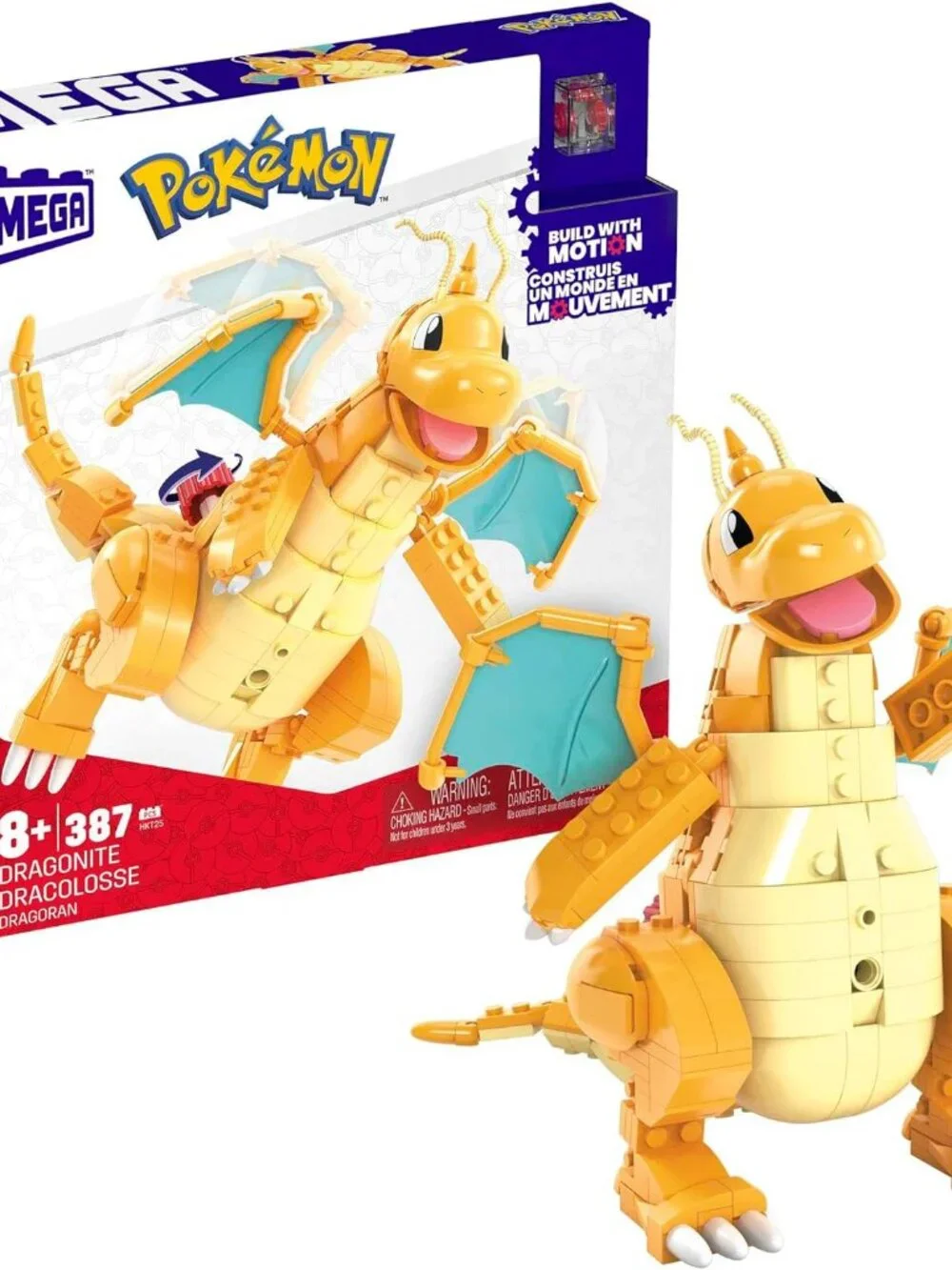 NEW Dragonite MEGA Pokémon Action Figure Building Toys Set LEGO COMPATIBLE 387 P